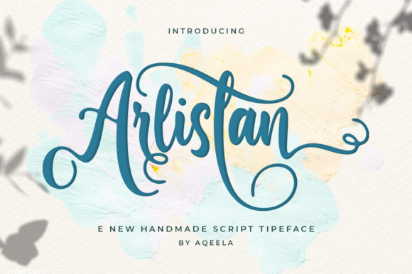 Arlistan Font: Elevating Campaign Visuals with Playful Elegance