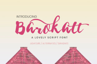 Barokatt Font: Sweet Script for Handmade Products