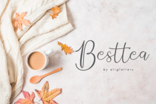 Besttea Font: Authentic Handwritten Style for Crafters