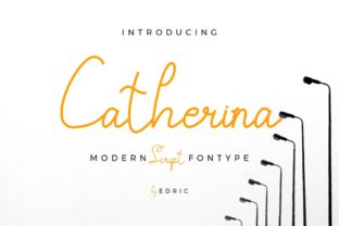 Catherina Font: Bold Script for Handmade Labels