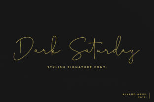Dark Saturday Font: A Display Typeface for Campaigns