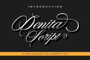 Denita Font: A Legible Script for Handmade Products