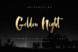 Golden Night Font: An Elegant Script for Editorial Design