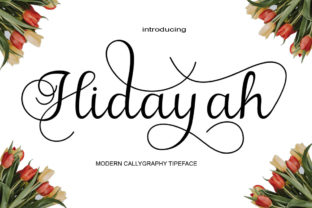 Hidayah: A Script Font for Editorial Elegance