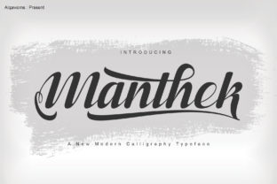 Manthek Font: Elevating Brand Identity with Classic Calligraphy