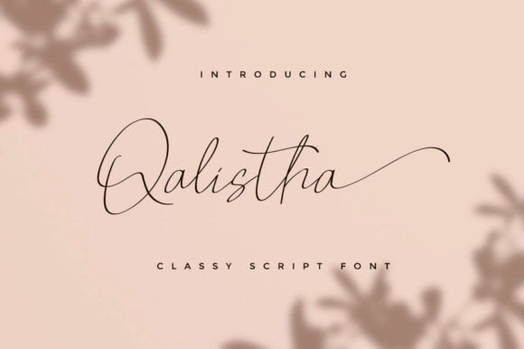 Qalistha Font: Elevating Small Business Branding