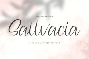 Sallvacia Font: Elevating Editorial Design with Authentic Script