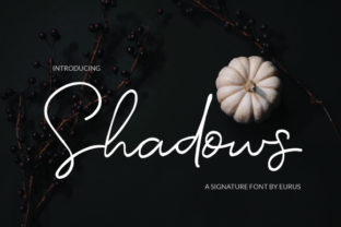 Shadows Font Review: A Bold Script for Brand Identity