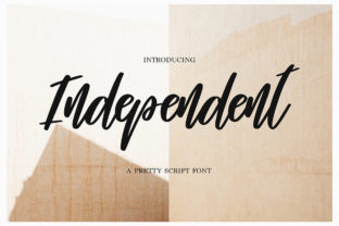 Testing the Independent Font for Bold Brand Identity Design