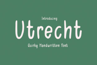 Utrecht Font: Adding Handwritten Charm to Web Design