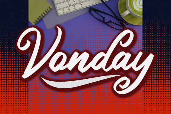 Vonday Font: Nostalgic Script for Modern Web Design